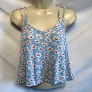 Floral Print Crop Top